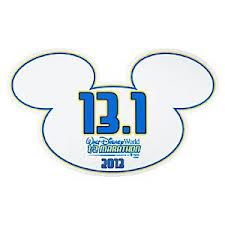 disney half sticker